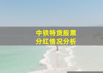 中铁特货股票分红情况分析