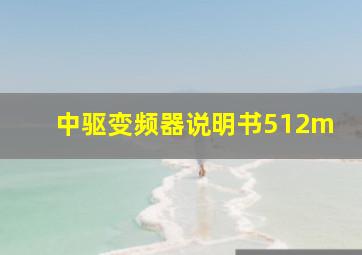 中驱变频器说明书512m