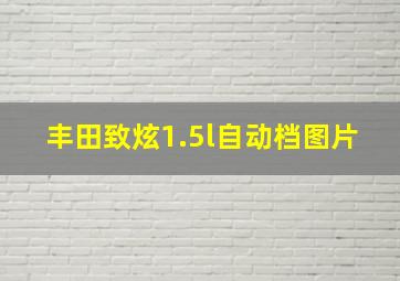 丰田致炫1.5l自动档图片