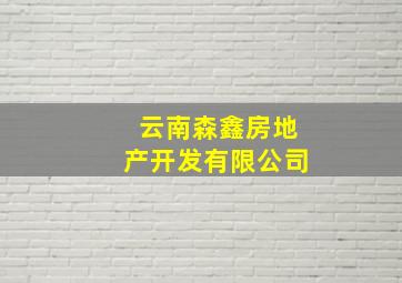 云南森鑫房地产开发有限公司