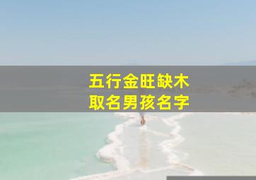 五行金旺缺木取名男孩名字