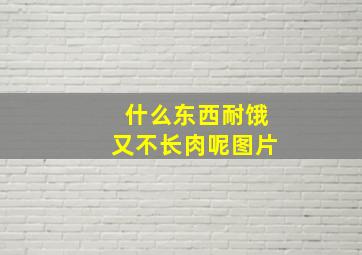 什么东西耐饿又不长肉呢图片