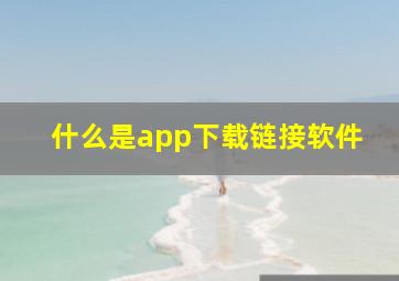 什么是app下载链接软件