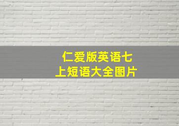 仁爱版英语七上短语大全图片