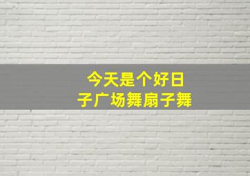 今天是个好日子广场舞扇子舞