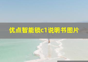 优点智能锁c1说明书图片