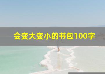 会变大变小的书包100字