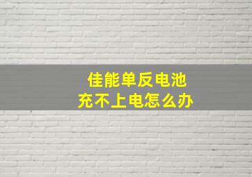 佳能单反电池充不上电怎么办