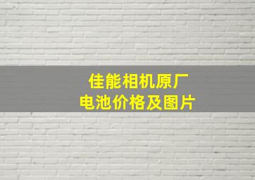 佳能相机原厂电池价格及图片