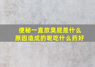 便秘一直放臭屁是什么原因造成的呢吃什么药好