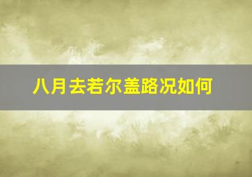 八月去若尔盖路况如何