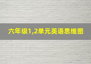 六年级1,2单元英语思维图