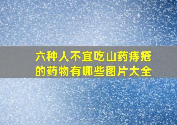 六种人不宜吃山药痔疮的药物有哪些图片大全