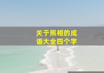 关于照相的成语大全四个字