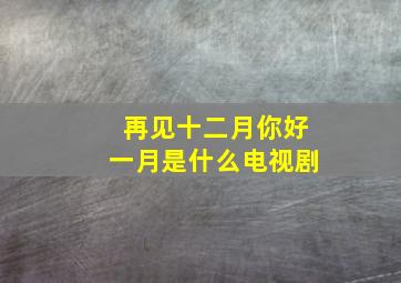 再见十二月你好一月是什么电视剧