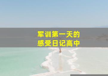 军训第一天的感受日记高中