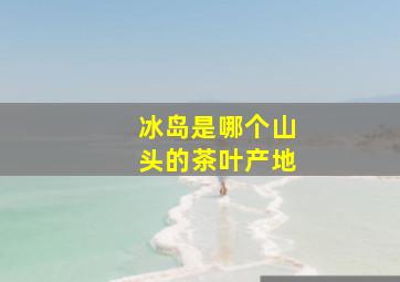 冰岛是哪个山头的茶叶产地