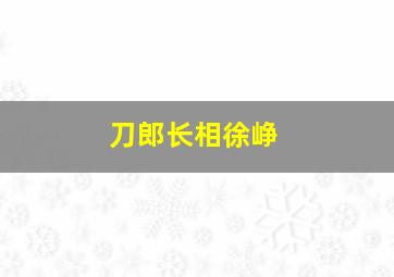 刀郎长相徐峥