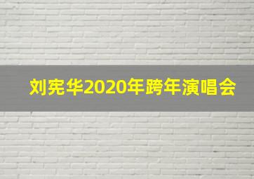 刘宪华2020年跨年演唱会