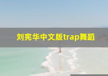 刘宪华中文版trap舞蹈