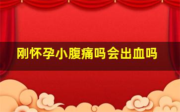 刚怀孕小腹痛吗会出血吗