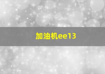 加油机ee13