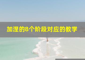 加涅的8个阶段对应的教学