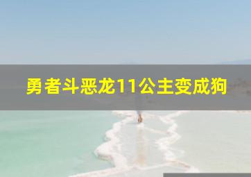 勇者斗恶龙11公主变成狗