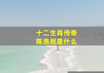 十二生肖传奇陈浩民是什么