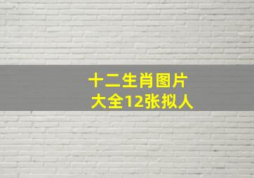 十二生肖图片大全12张拟人