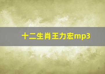 十二生肖王力宏mp3