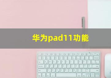 华为pad11功能