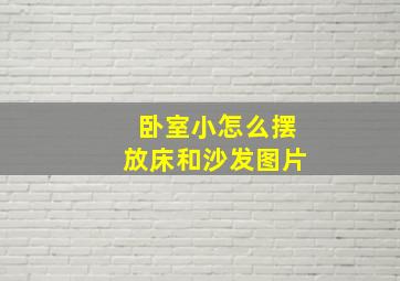 卧室小怎么摆放床和沙发图片