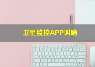 卫星监控APP叫啥