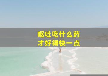 呕吐吃什么药才好得快一点