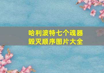 哈利波特七个魂器毁灭顺序图片大全