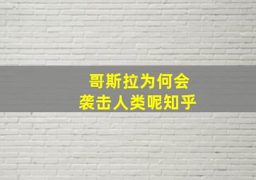 哥斯拉为何会袭击人类呢知乎