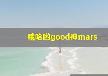 哦哈哟good神mars