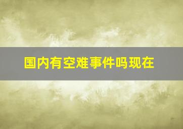 国内有空难事件吗现在