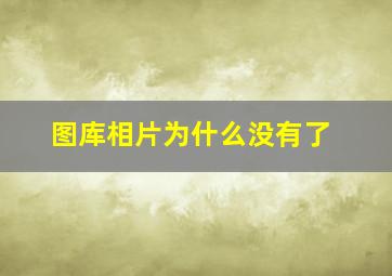 图库相片为什么没有了