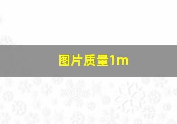 图片质量1m