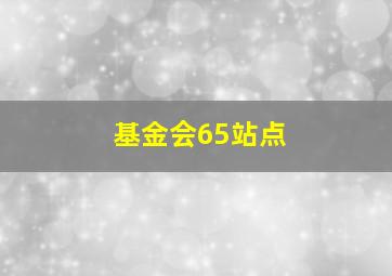 基金会65站点