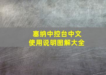 塞纳中控台中文使用说明图解大全