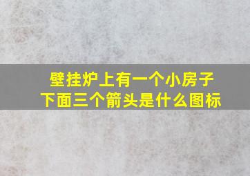 壁挂炉上有一个小房子下面三个箭头是什么图标