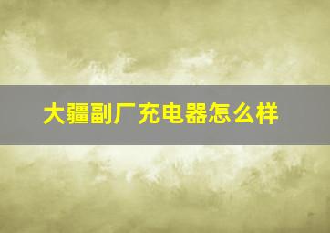 大疆副厂充电器怎么样