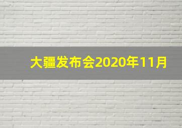 大疆发布会2020年11月