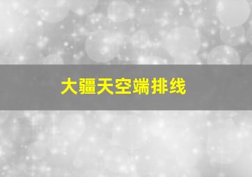 大疆天空端排线