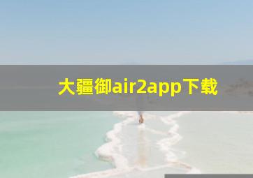 大疆御air2app下载