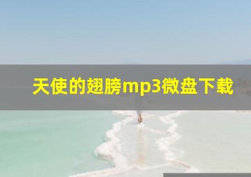 天使的翅膀mp3微盘下载