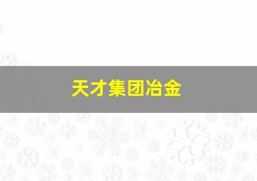 天才集团冶金